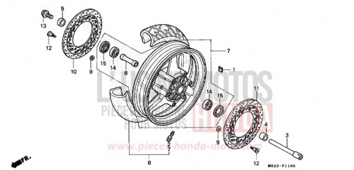 FRONT WHEEL CBR1000FM de 1991